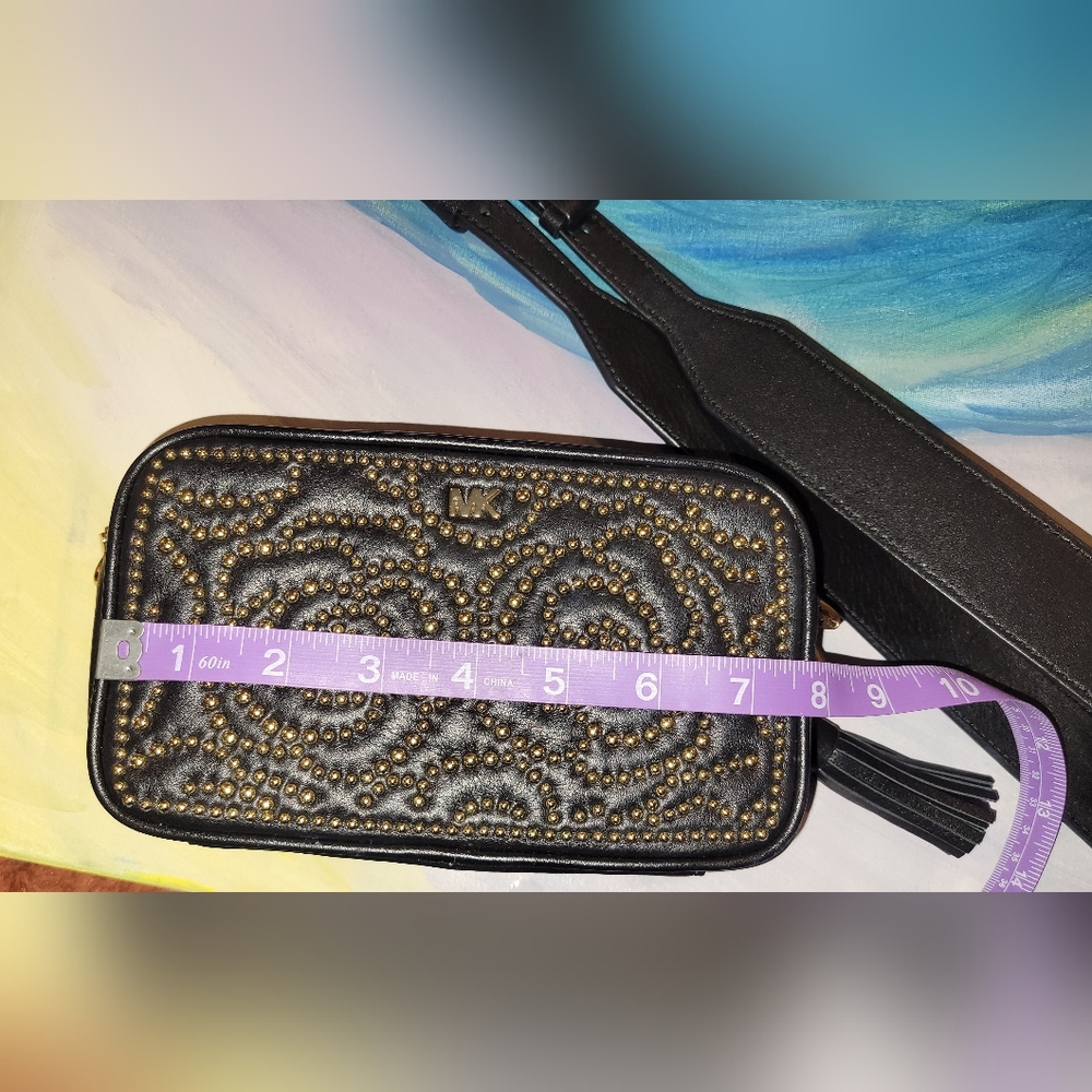Michael Kors Quilted Stud Camera Bag - Picture 13 of 14